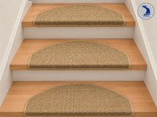 Lade das Bild in den Galerie-Viewer, Stufenmatte 100% SISAL in 5 Farben | selbstklebend formstabil mit o. ohne Trittschalldämmung | mit stabilem Winkelprofil