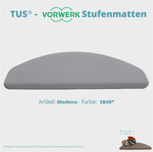 Lade das Bild in den Galerie-Viewer, Stufenmatten TUS® - Vorwerk MODENA | selbstklebend und treppengeeignet (Getufteter Velours, Uni) in 18 Farben