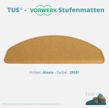 Lade das Bild in den Galerie-Viewer, Stufenmatten TUS® - Vorwerk ALEXIS (Velours, tuftgemustert) in 18 Farben