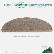 Lade das Bild in den Galerie-Viewer, Stufenmatten TUS® - Vorwerk ALEXIS (Velours, tuftgemustert) in 18 Farben