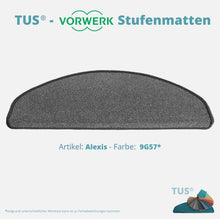 Lade das Bild in den Galerie-Viewer, Stufenmatten TUS® - Vorwerk ALEXIS (Velours, tuftgemustert) in 18 Farben